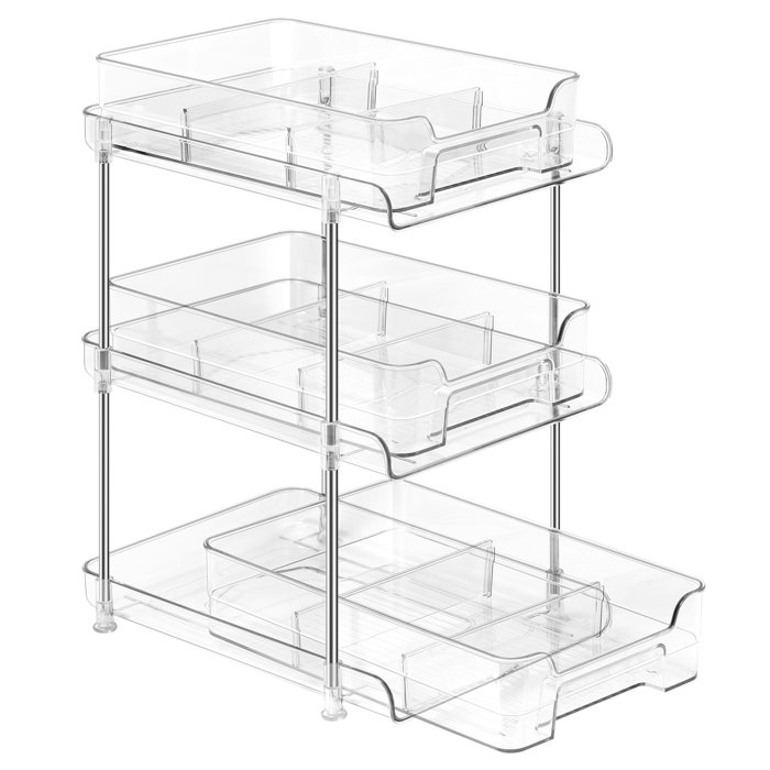 Rebrilliant Meteyeux Plastic Shelving Rack Wayfair